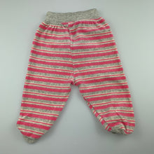 Load image into Gallery viewer, Girls Flexi, soft velour footed leggings / bottoms, GUC, size 3 months