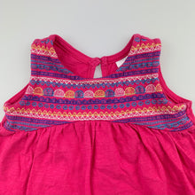 Load image into Gallery viewer, Girls Target, pink cotton summer top, embroidered, GUC, size 00