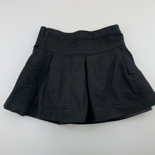 Load image into Gallery viewer, Girls Gymboree, lined black cotton skirt, adjustable, GUC, size 4