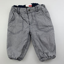 Load image into Gallery viewer, Boys Name It, lined cotton pants, adjustable, GUC, size 000