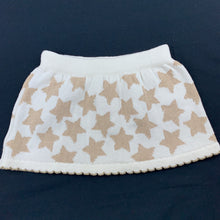 Load image into Gallery viewer, Girls TJX, soft feel thick knitted skirt, stars, EUC, size 1-2