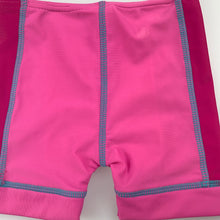 Load image into Gallery viewer, Girls Bright Bots, pink swim shorts, elasticated, EUC, size 000