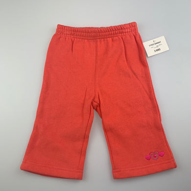 Girls First Impressions, coral fleece lined casual pants, NEW, size 00