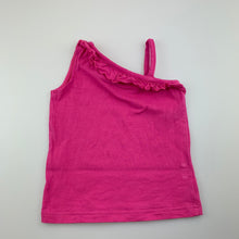 Load image into Gallery viewer, Girls Wave Zone, pink stretchy summer t-shirt / top, GUC, size 1