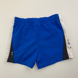 Unisex NRL Supporter, Canterbury Bulldogs shorts, elasticated, FUC, size 1