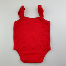 Load image into Gallery viewer, Girls Target, red cotton singletsuit / romper, GUC, size 000