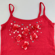 Load image into Gallery viewer, Boys Kids Stuff, pink singlet / t-shirt / top, flowers, GUC, size 4