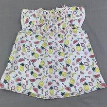 Load image into Gallery viewer, Girls Target, lined cotton tropical dress, matching bloomers , EUC, size 00