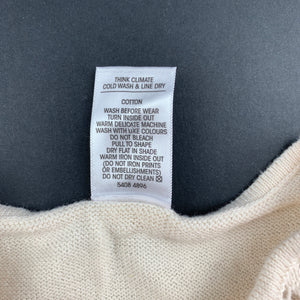 Girls Target, Baby, beige lightweight knitted cotton top, EUC, size 1
