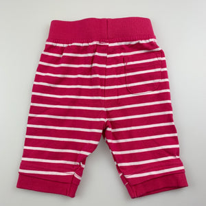 Girls H+T, pink soft cotton pants / bottoms, EUC, size 000