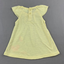 Load image into Gallery viewer, Girls Baby Baby, yellow soft feel lightweight top, GUC, size 00