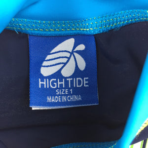 Boys High Tide, short sleeve rashie / swim top, shark, EUC, size 1