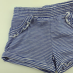 Girls Target, soft stretchy striped shorts, elastsicated, EUC, size 000