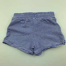 Load image into Gallery viewer, Girls Target, soft stretchy striped shorts, elastsicated, EUC, size 000