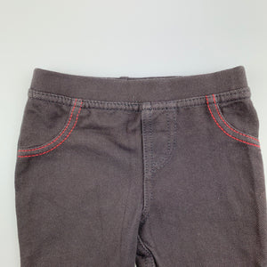 Girls Baby Berry, grey soft stretchy leggings / bottoms, EUC, size 00