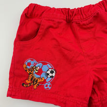 Load image into Gallery viewer, Boys Disney Baby, Tigger red cotton shorts, elasticated, GUC, size 000