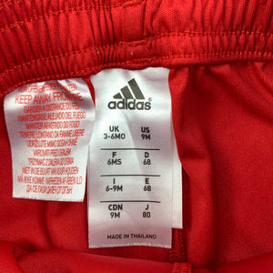 Boys Adidas, red Bayern Munchen football shorts, EUC, size 00