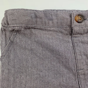 Boys Target, grey cotton shorts, adjustable, EUC, size 1
