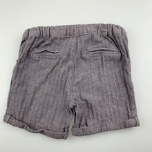 Load image into Gallery viewer, Boys Target, grey cotton shorts, adjustable, EUC, size 1