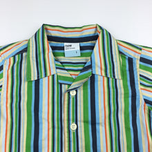 Load image into Gallery viewer, Boys Now, striped cotton short sleeve shirt, GUC, size 1