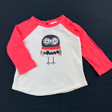 Load image into Gallery viewer, Girls Target, cute cotton long sleeve t-shirt / top, owl, GUC, size 00