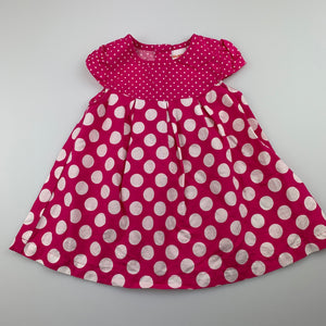 Girls Blue Zoo, pink & white cotton party dress, GUC, size 00