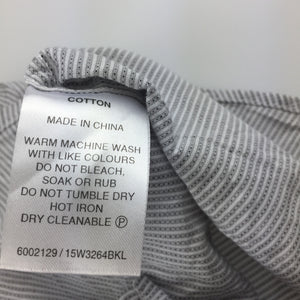 Boys Brooklyn Industries, grey lightweight cotton long sleeve shirt, GUC, size 5