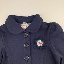 Load image into Gallery viewer, Girls Target, navy peplum jacket, NEW, size 1