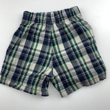 Load image into Gallery viewer, Boys Nevada, checked cotton shorts, elasticated, GUC, size 12 months