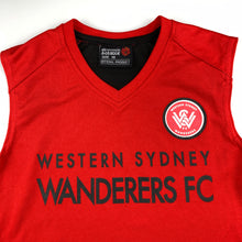 Load image into Gallery viewer, Boys A League Official, Western Sydney Wanderers FC jersey top, EUC, size 10