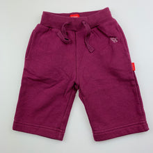 Load image into Gallery viewer, Girls Esprit, maroon fleece lined track / sweat pants, GUC, size 000