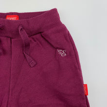 Load image into Gallery viewer, Girls Esprit, maroon fleece lined track / sweat pants, GUC, size 000