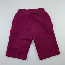 Load image into Gallery viewer, Girls Esprit, maroon fleece lined track / sweat pants, GUC, size 000