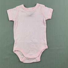 Load image into Gallery viewer, Girls Target, pink cotton bodysuit / romper, EUC, size 000
