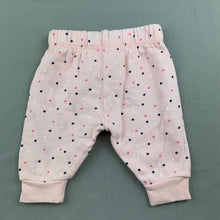 Load image into Gallery viewer, Girls Anko Baby, pink cotton fleece lined pants / bottoms, GUC, size 000
