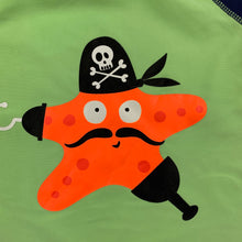 Load image into Gallery viewer, Boys Sprout, short sleeve rashie / swim top, pirate, GUC, size 1