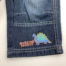 Load image into Gallery viewer, Boys Target, dark denim jeans, elasticated, Inside leg: 26cm, GUC, size 1