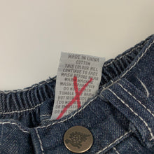 Load image into Gallery viewer, Boys Target, dark denim jeans, elasticated, Inside leg: 26cm, GUC, size 1