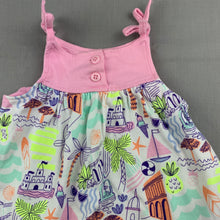 Load image into Gallery viewer, Girls Cat &amp; Jack, summer casual dress, sand castle, GUC, size 00