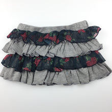 Load image into Gallery viewer, Girls Original Marines, soft stretchy tiered party skirt, GUC, size 1