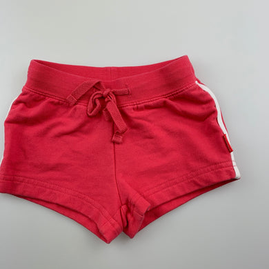 Girls Esprit, pink soft stretchy shorts, elasticated, GUC, size 3 months