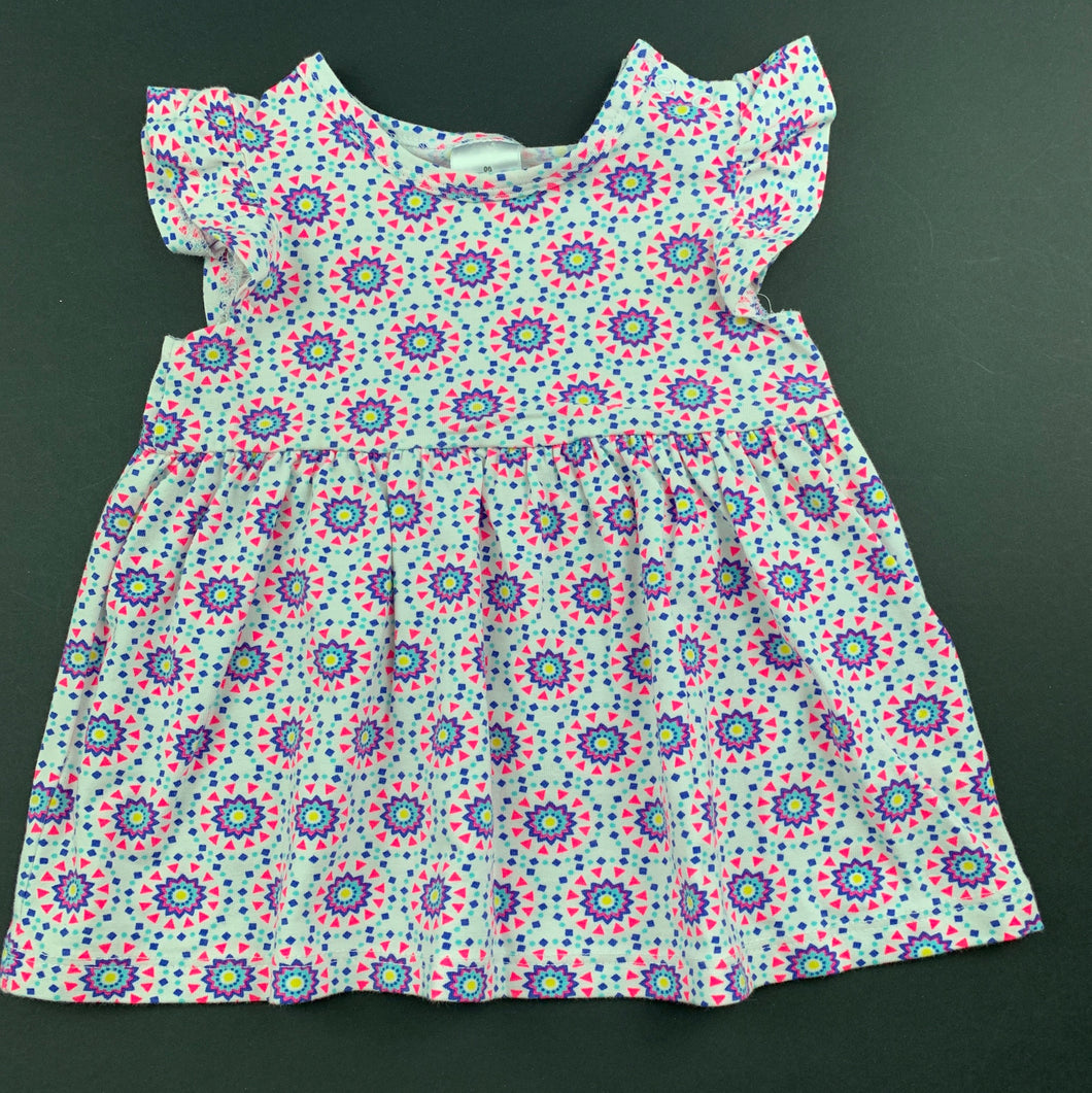 Girls Target, casual colourful floral dress, EUC, size 00