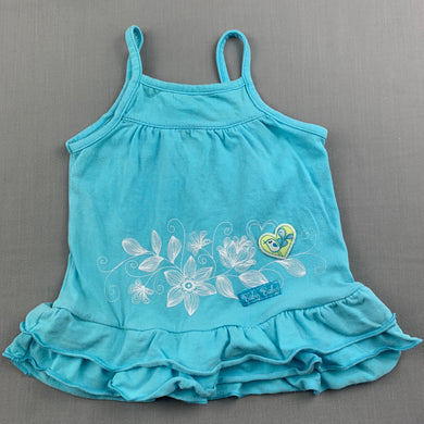 Girls Baby Baby, blue casual summer dress, GUC, size 000