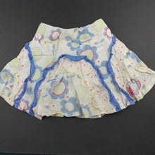 Load image into Gallery viewer, Girls Mamas &amp; Papas, lined floral cotton skirt, elasticated, GUC, size 00