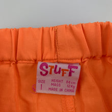 Load image into Gallery viewer, Girls Kids Stuff, orange lightweight shorts / board shorts, EUC, size 1