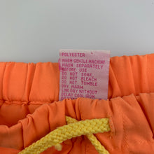 Load image into Gallery viewer, Girls Kids Stuff, orange lightweight shorts / board shorts, EUC, size 1