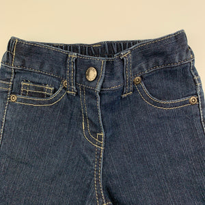 Girls Dymples, dark stretch denim jeans, elasticated, EUC, size 000
