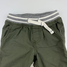 Load image into Gallery viewer, Boys Carter&#39;s, khaki cotton pants, elasticated, EUC, size 12 months