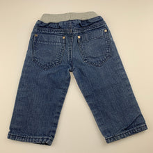 Load image into Gallery viewer, Boys Baby Charlie &amp; Me, blue denim jeans, adjustable, GUC, size 1