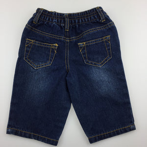 Girls Hundreds + Thousands, embroidered denim jeans, elasticated waist, GUC, size 00